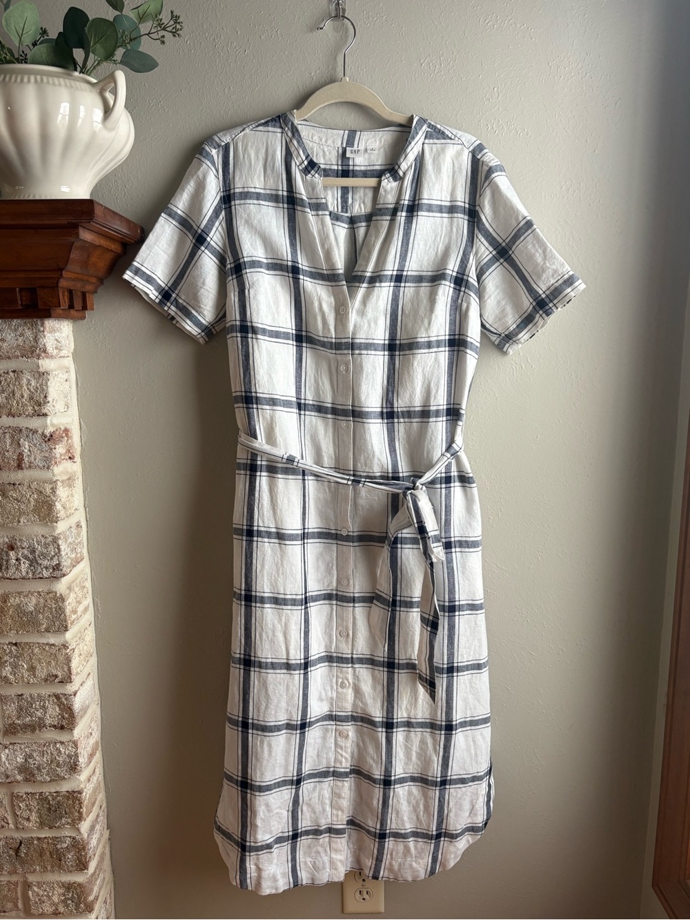GAP summer midi shirt dress